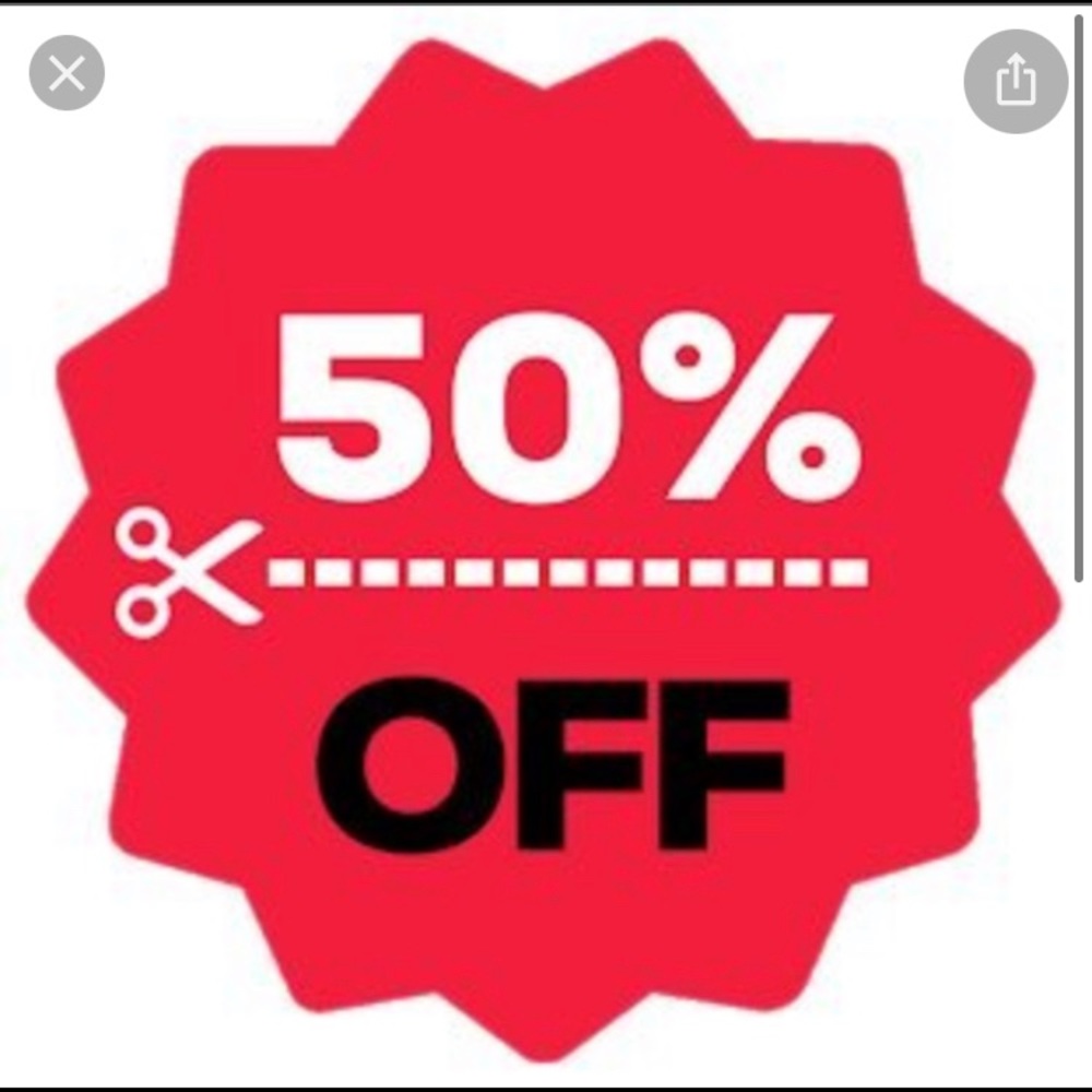 Closet Clear Out 50% Off everything! Make me an offer.